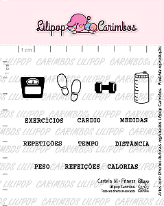 Kit de Carimbos M Fitness - Lilipop