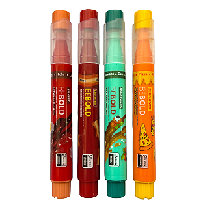 Marca Texto Be Bold Com Cheirinho Fast Food Edition Newpen