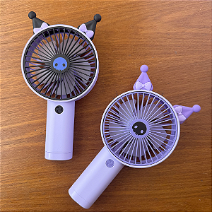 Ventilador Portátil com Suporte para Celular Cool Summer Roxo