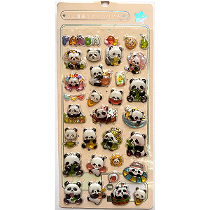 Adesivo Decorativo Auto-Relevo Panda