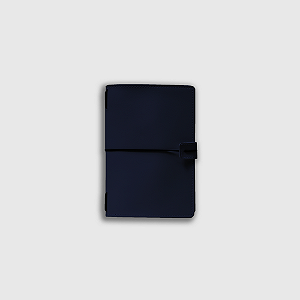 Kit Triplo Grande Planner e Journal Midori Azul Escuro