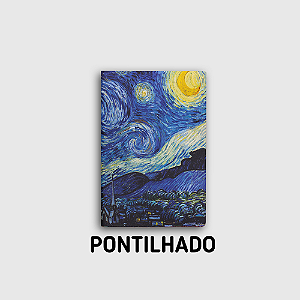 Journal Pontilhado Noite Estrelada Tamanho Grande