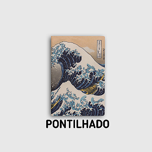 Journal Pontilhado A Grande Onda Tamanho Grande