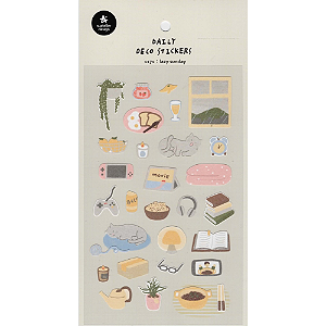 Adesivo Decorativo De Plástico Lazy Sunday Suatelier
