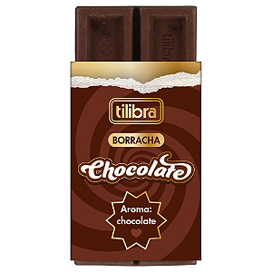 Borracha Divertida Com Cheirinho Chocolate Tilibra