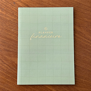 Planner Financeiro Verde - Cartões Gigantes