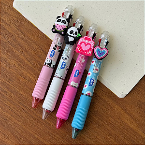 Caneta Gel 0.7mm Apagável 4 Cores Sweet Love Lyke