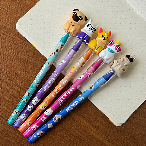 Caneta Esferográfica 1.0mm Focinhos Tris