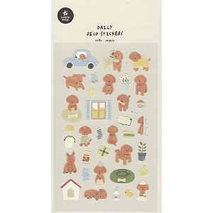 Adesivo Decorativo De Papel Puppy Suatelier