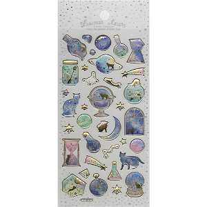 Adesivo Decorativo Alto-relevo Space Lunar Tears