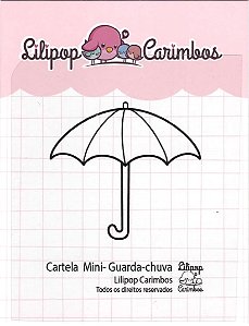 Carimbo Mini Guarda-Chuva - Lilipop