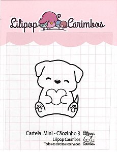 Carimbo Mini Cãozinho 3 - Lilipop