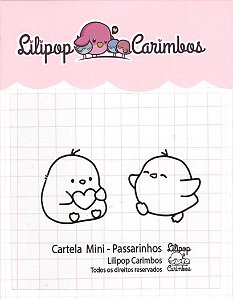 Kit de Carimbos Mini Passarinhos - Lilipop