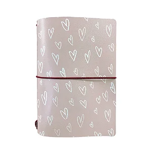 Capa Para Planner A.Craft Tamanho Padrão Darling Rosé (Para 4 Blocos)