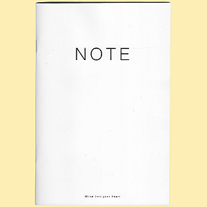 Caderno Brochura Sem Pauta A5 Note Capa Flexível Transparente