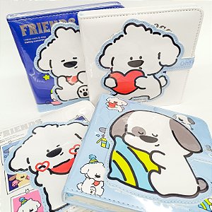Caderno Quadrado com Fecho Magnético Brochura Oh! Puppy