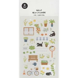 Adesivo Decorativo De PVC A Green Alley Suatelier