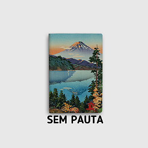 Journal Sem Pauta Lago Ashi no Outono Tamanho Grande