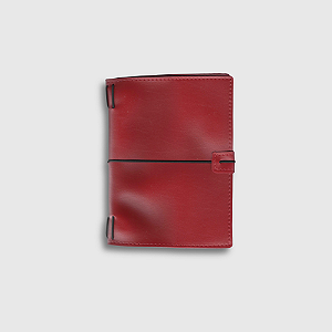 Capa Vermelho Midori Triplo (Para 3 Blocos) Para Journal Folk Books Tamanho Grande