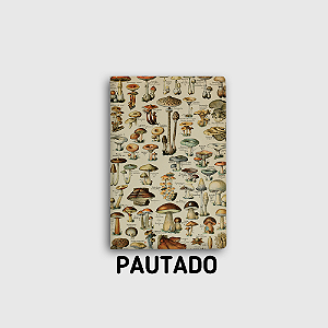 Journal Pautado Cogumelos Tamanho Grande