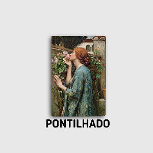 Journal Pontilhado A Alma da Rosa Tamanho Grande