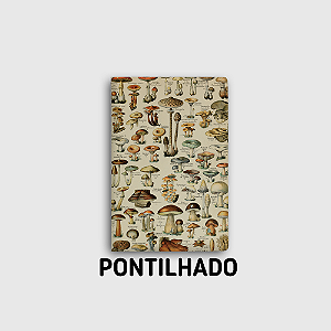 Journal Pontilhado Cogumelos Tamanho Grande