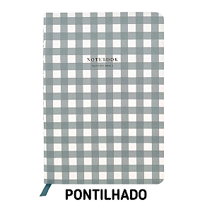 Caderno Pontilhado Eucalipto Xadrez Para Planner A.Craft Tamanho Padrão