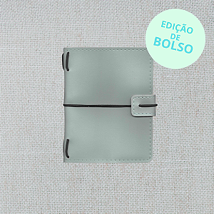 Capa Celeste Midori Triplo (Para 3 Blocos) Para Journal Folk Books Edição de Bolso