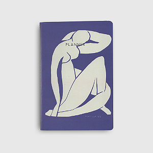 Planner Semanal Atemporal Blue Nude Não Datado Folk Books