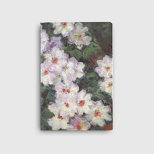 Planner Semanal Atemporal Clematites Brancas Não Datado Folk Books