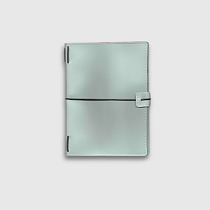 Capa Celeste Midori Triplo (Para 3 Blocos) Para Journal Folk Books Tamanho Grande