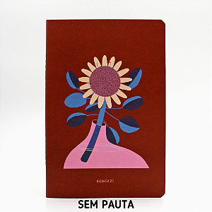 Caderno Brochura Sem Pauta Flexível Large Protea Schizzi