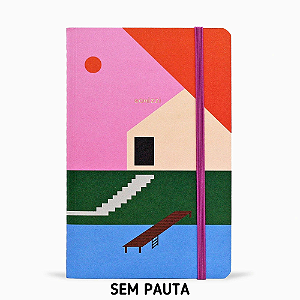 Caderno Sketchbook Brochura Sem Pauta Large Lousiana Schizzi