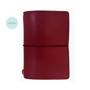 Mini Capa Dark Cherry (Para 4 Mini Blocos) Para Mini Planner A.Craft
