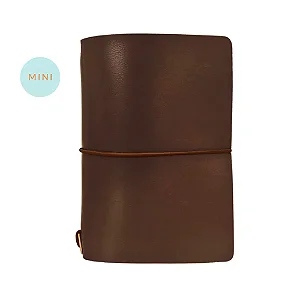 Mini Capa Dark Chocolate (Para 4 Mini Blocos) Para Mini Planner A.Craft