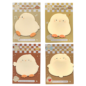 Bolo de Notas Auto Adesivo Chicken Notes 30 Folhas