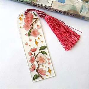 Marca Página De Acrílico Sakura