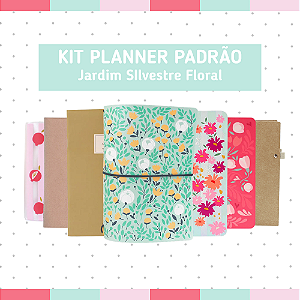 Kit Planner Padrão Jardim Silvestre Floral