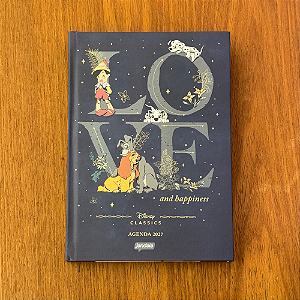 Agenda Diária 2027 Clássicos Disney Love And Happiness