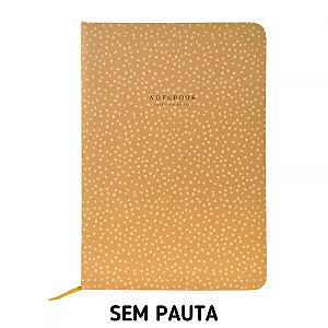 Caderno Sem Pauta Poá Mel Para Planner A.Craft Tamanho Padrão