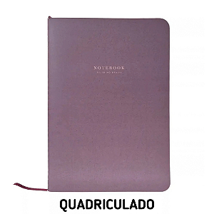 Caderno Quadriculado Cassis Para Planner A.Craft Tamanho Padrão