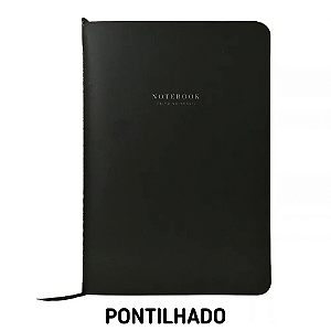 Caderno Pontilhado Preto Clássico Para Planner A.Craft Tamanho Padrão