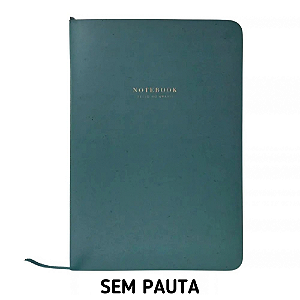 Caderno Sem Pauta Verde Petróleo Para Planner A.Craft Tamanho Padrão