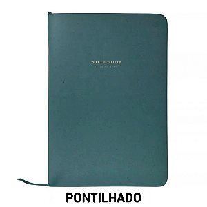 Caderno Pontilhado Verde Petróleo Para Planner A.Craft Tamanho Padrão