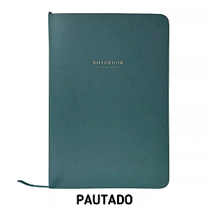 Caderno Pautado Verde Petróleo Para Planner A.Craft Tamanho Padrão
