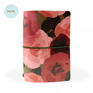 Mini Capa Roses (Para 4 Mini Blocos) Para Mini Planner A.Craft