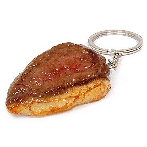 Chaveiro de Comidinhas - Picanha Fatiada