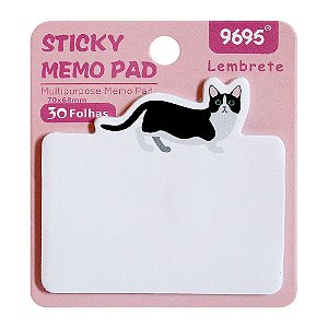 Post-it Sticky Memo Pad 9695 - Gato Rosa