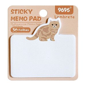 Post-it Sticky Memo Pad 9695 - Gato Laranja