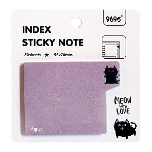 Post-it Index Sticky Note 9695 - Gato Roxo